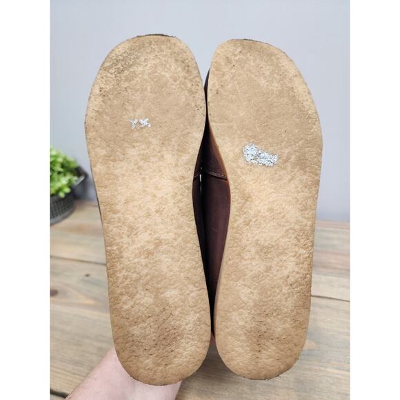 Clarks Padmora Wallabee Beeswax Shoes Womens 7 Brown Leather 15260 - Picture 7 of 10